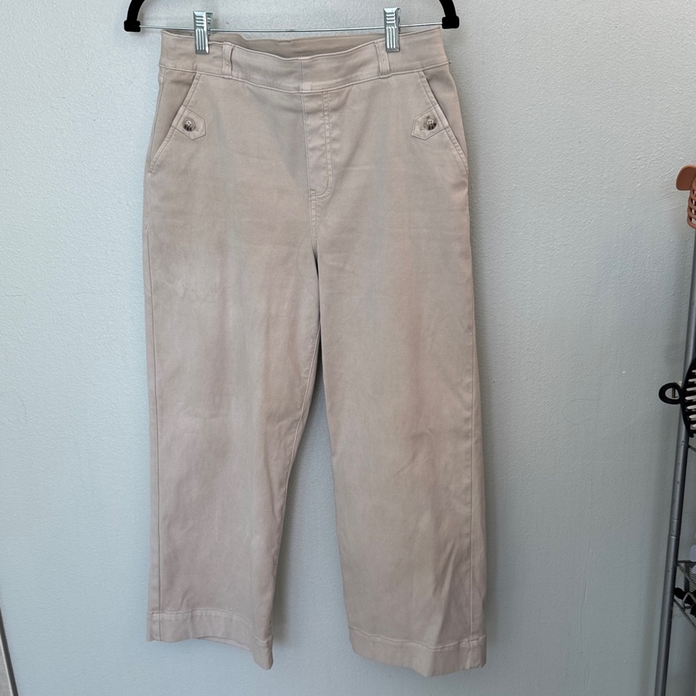 SPANX khaki Wide Leg Pants